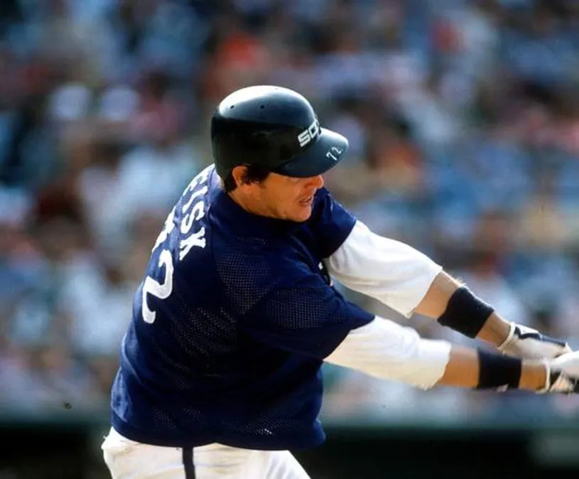 CHICAGO WHITE SOX 1970’s Away Majestic Throwback Baseball Jersey 