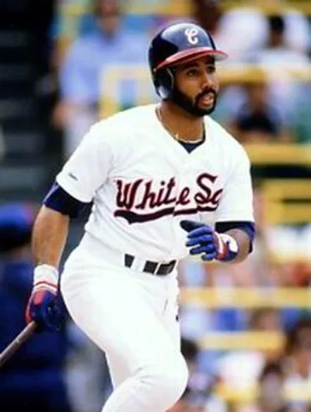 HAROLD BAINES Chicago White Sox 1987 Majestic Cooperstown Home Jersey 