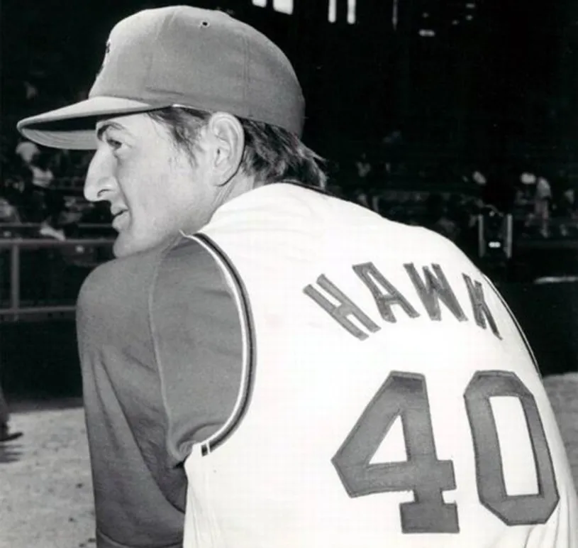 KEN HARRELSON Cleveland Indians 1969 Home Majestic Baseball Throwback Jersey 