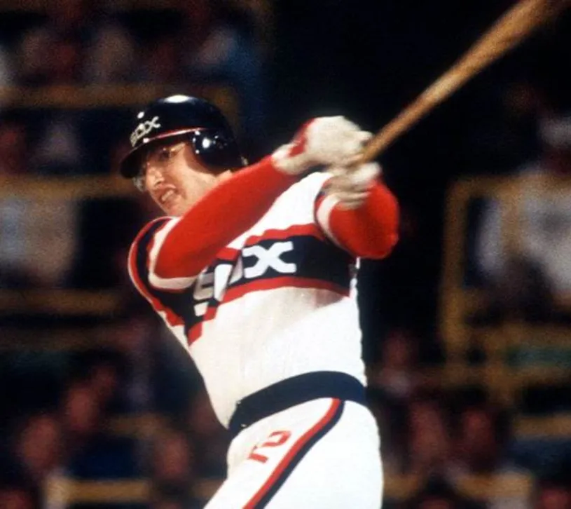 RON KITTLE Chicago White Sox 1985 Home Majestic Throwback Baseball Jersey 