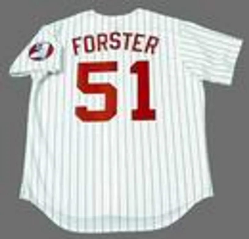 TERRY FORSTER Chicago White Sox 1970’s Majestic Throwback Baseball Jersey 