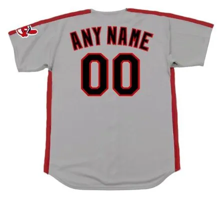CLEVELAND INDIANS 1990’s Majestic Throwback Road Jersey Customized “Any Name & Number(s)” 