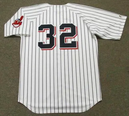 DEAN CHANCE Cleveland Indians 1970 Majestic Cooperstown Home Baseball Jersey 