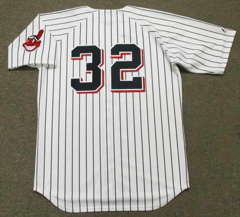 DEAN CHANCE Cleveland Indians 1970 Majestic Cooperstown Home Baseball Jersey 