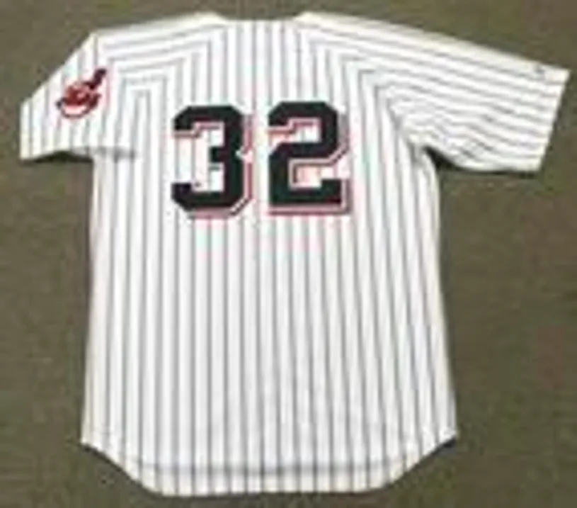 DEAN CHANCE Cleveland Indians 1970 Majestic Cooperstown Home Baseball Jersey 
