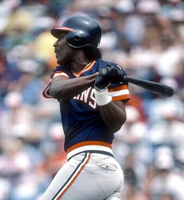 JOE CARTER Cleveland Indians 1984 Majestic Cooperstown Throwback Away Jersey 