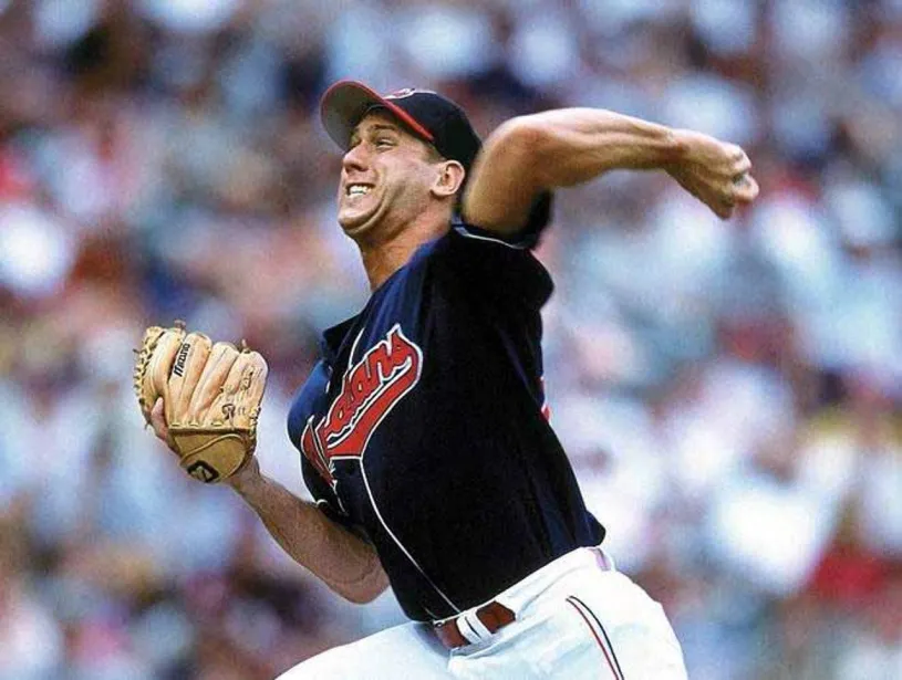 JOHN ROCKER Cleveland Indians 2001 Alternate Majestic Baseball Throwback Jersey 