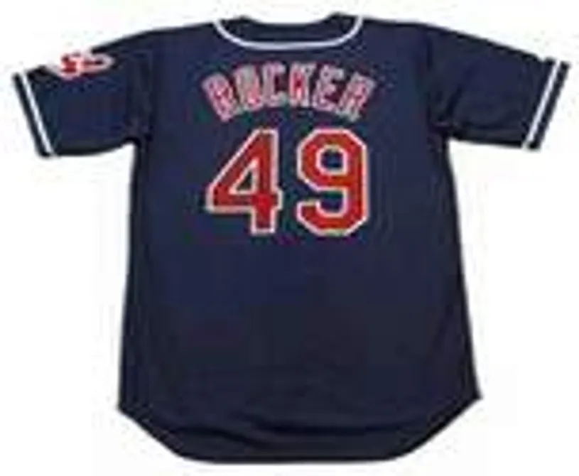 JOHN ROCKER Cleveland Indians 2001 Alternate Majestic Baseball Throwback Jersey 