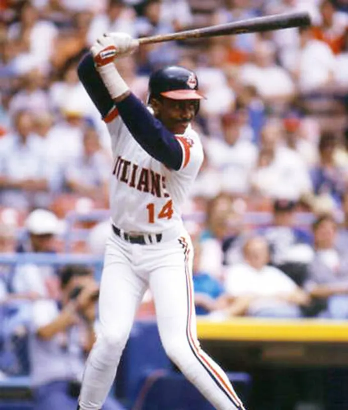 JULIO FRANCO Cleveland Indians 1988 Majestic Throwback Home Baseball Jersey 