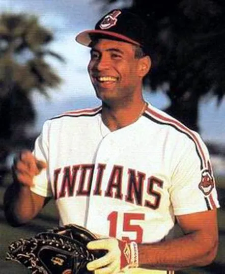 SANDY ALOMAR Cleveland Indians 1990 Majestic Throwback Home Baseball Jersey 