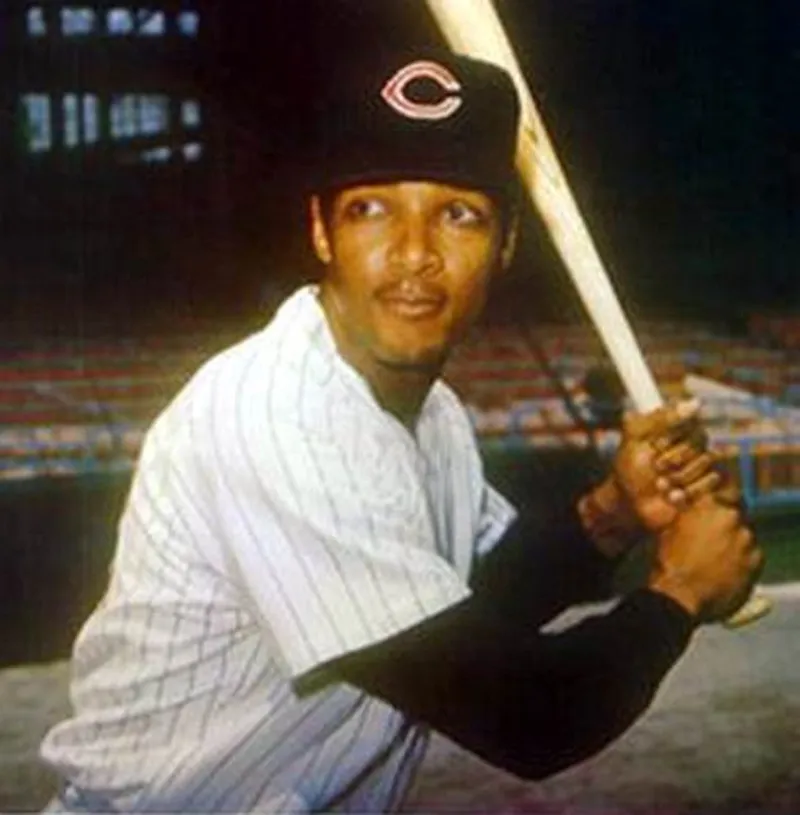 VADA PINSON Cleveland Indians 1970 Majestic Cooperstown Home Baseball Jersey 