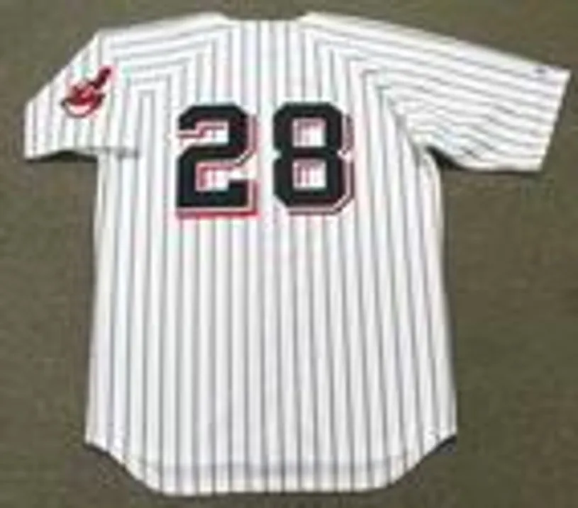 VADA PINSON Cleveland Indians 1970 Majestic Cooperstown Home Baseball Jersey 