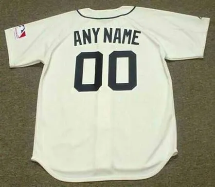 DETROIT TIGERS 1969 Home Majestic Throwback Jersey Customized “Any Name & Number(s)” 