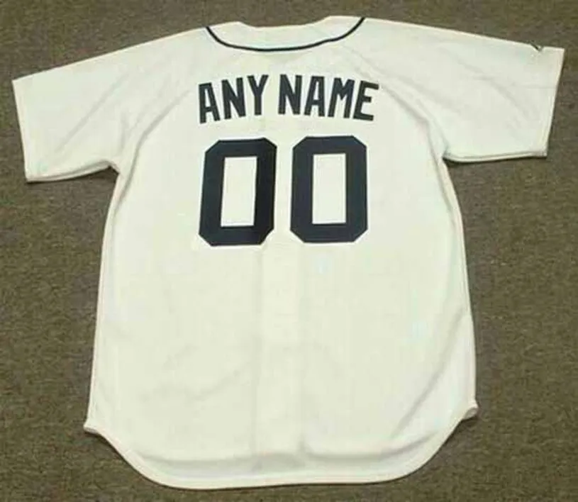 DETROIT TIGERS 1980’s Home Majestic Throwback Jersey Customized “Any Name & Number(s)” 