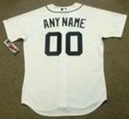 DETROIT TIGERS Majestic Authentic Home Jersey Customized “Any Name & Number(s)” 