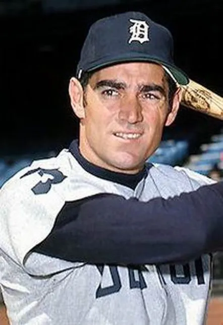 DICK McAULIFFE Detroit Tigers 1969 Majestic Cooperstown Away Baseball Jersey 