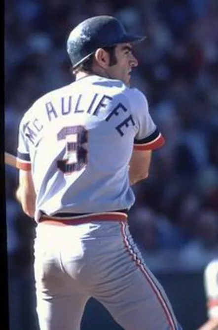 DICK McAULIFFE Detroit Tigers 1972 Majestic Cooperstown Throwback Away Baseball Jersey 