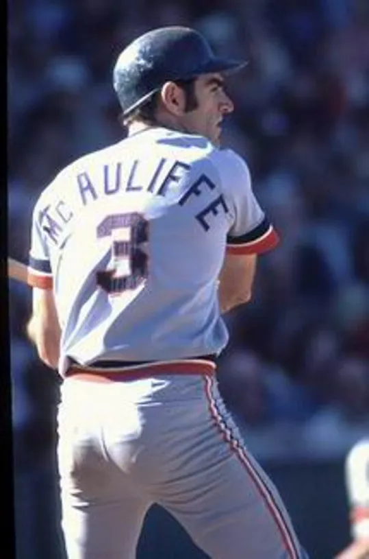 DICK McAULIFFE Detroit Tigers 1972 Majestic Cooperstown Throwback Away Baseball Jersey 