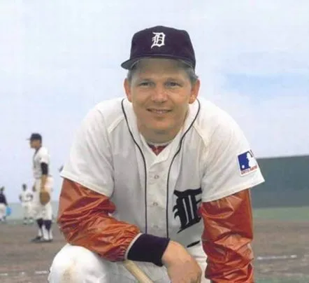 JIM NORTHRUP Detroit Tigers 1969 Home Majestic Throwback Baseball Jersey 