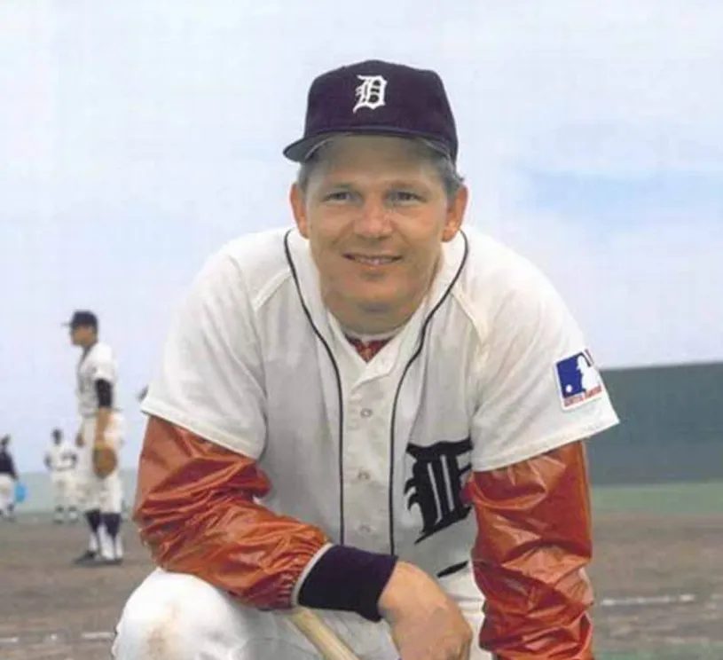 JIM NORTHRUP Detroit Tigers 1969 Home Majestic Throwback Baseball Jersey 