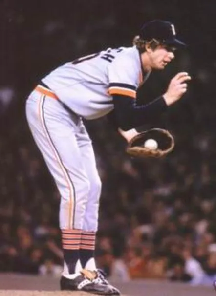 MARK FIDRYCH Detroit Tigers 1976 Away Majestic Throwback Baseball Jersey 