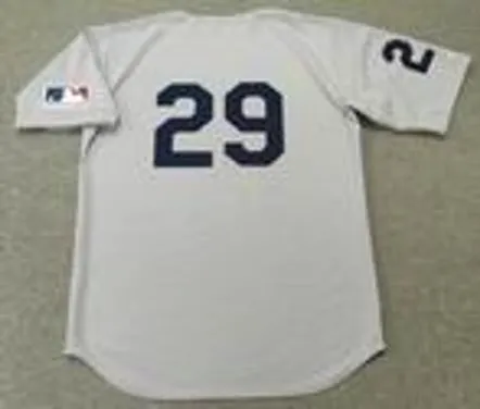 MICKEY LOLICH Detroit Tigers 1969 Majestic Cooperstown Away Baseball Jersey 