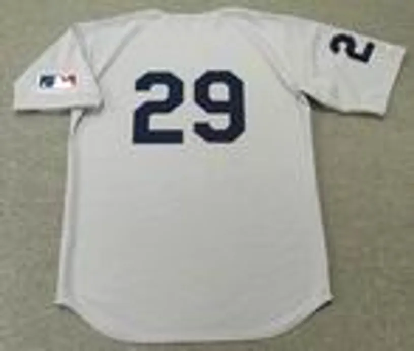 MICKEY LOLICH Detroit Tigers 1969 Majestic Cooperstown Away Baseball Jersey 