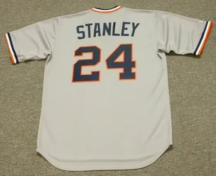 MICKEY STANLEY Detroit Tigers 1972 Majestic Cooperstown Throwback Away Baseball Jersey 