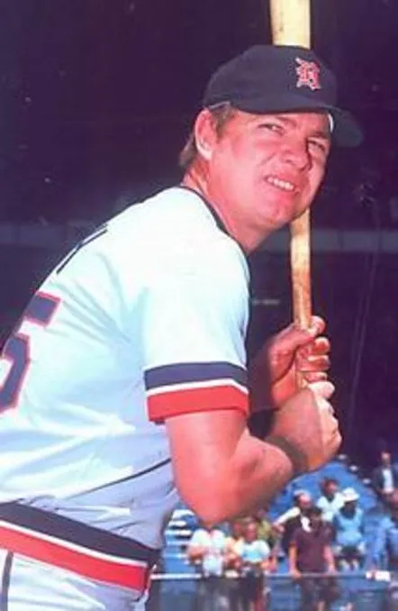 NORM CASH Detroit Tigers 1972 Majestic Cooperstown Throwback Away Baseball Jersey 