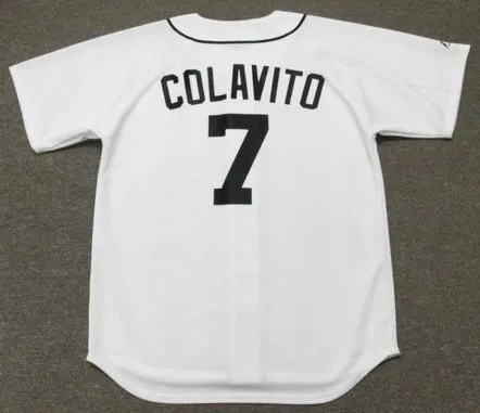 ROCKY COLAVITO Detroit Tigers 1960’s Majestic Throwback Home Baseball Jersey 