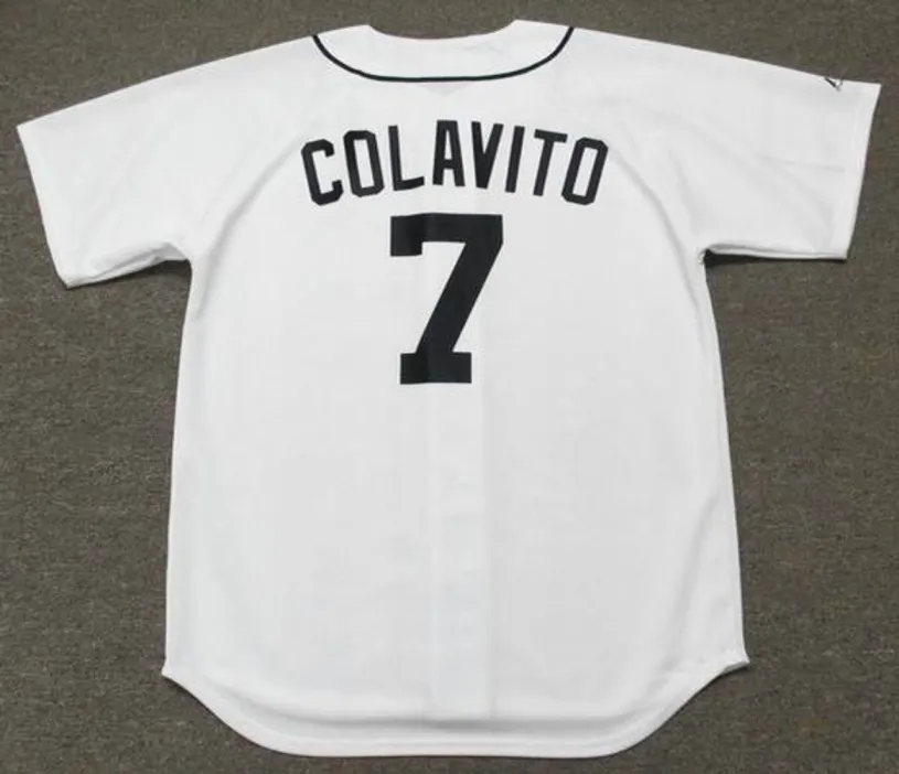 ROCKY COLAVITO Detroit Tigers 1960’s Majestic Throwback Home Baseball Jersey 