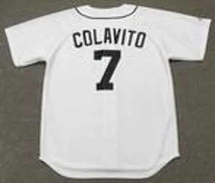 ROCKY COLAVITO Detroit Tigers 1960’s Majestic Throwback Home Baseball Jersey 