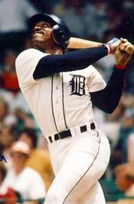 RON LeFLORE Detroit Tigers 1976 Majestic Throwback Home Baseball Jersey 