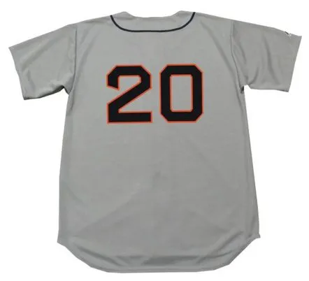 VIC WERTZ Detroit Tigers 1952 Majestic Cooperstown Away Baseball Jersey 