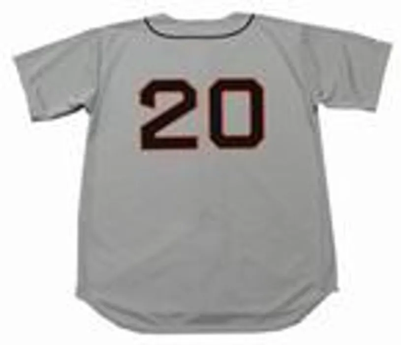 VIC WERTZ Detroit Tigers 1952 Majestic Cooperstown Away Baseball Jersey 