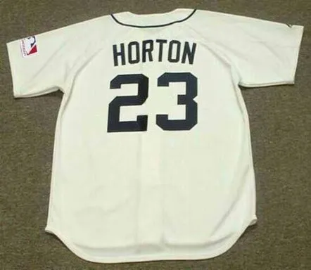 WILLIE HORTON Detroit Tigers 1969 Home Majestic Throwback Baseball Jersey 