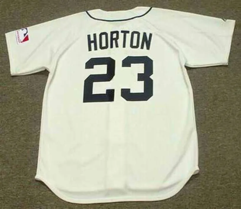 WILLIE HORTON Detroit Tigers 1969 Home Majestic Throwback Baseball Jersey 