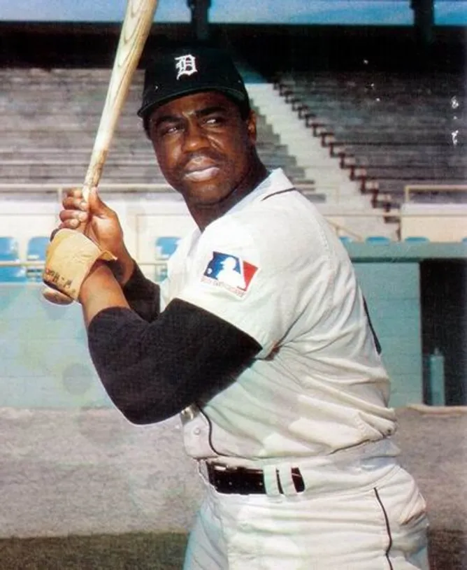 WILLIE HORTON Detroit Tigers 1969 Home Majestic Throwback Baseball Jersey 