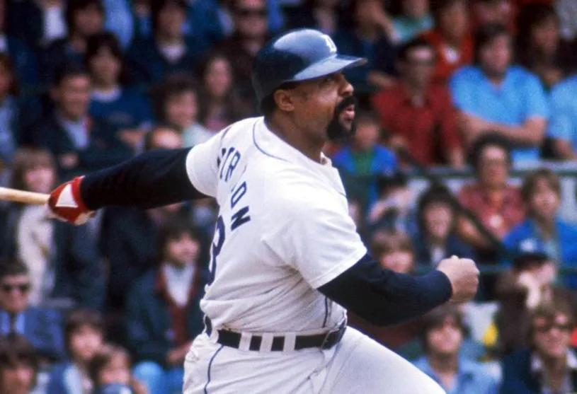 WILLIE HORTON Detroit Tigers 1969 Home Majestic Throwback Baseball Jersey 