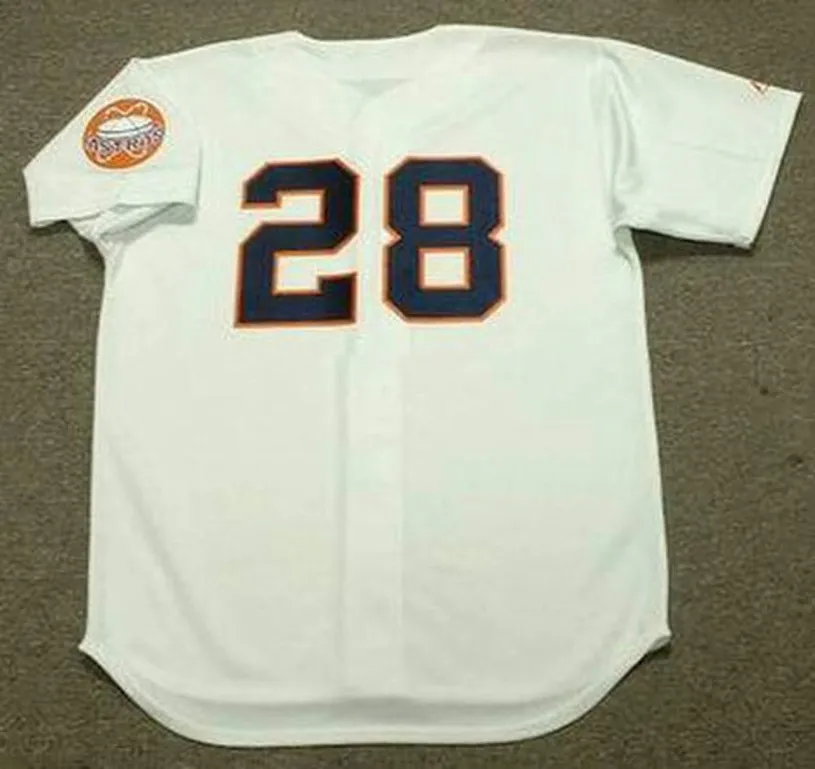 CESAR CEDENO Houston Astros 1970 Majestic Throwback Home Baseball Jersey 