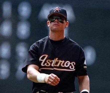 CRAIG BIGGIO Houston Astros 2000 Majestic Throwback Alternate Baseball Jersey 