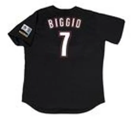 CRAIG BIGGIO Houston Astros 2000 Majestic Throwback Alternate Baseball Jersey 