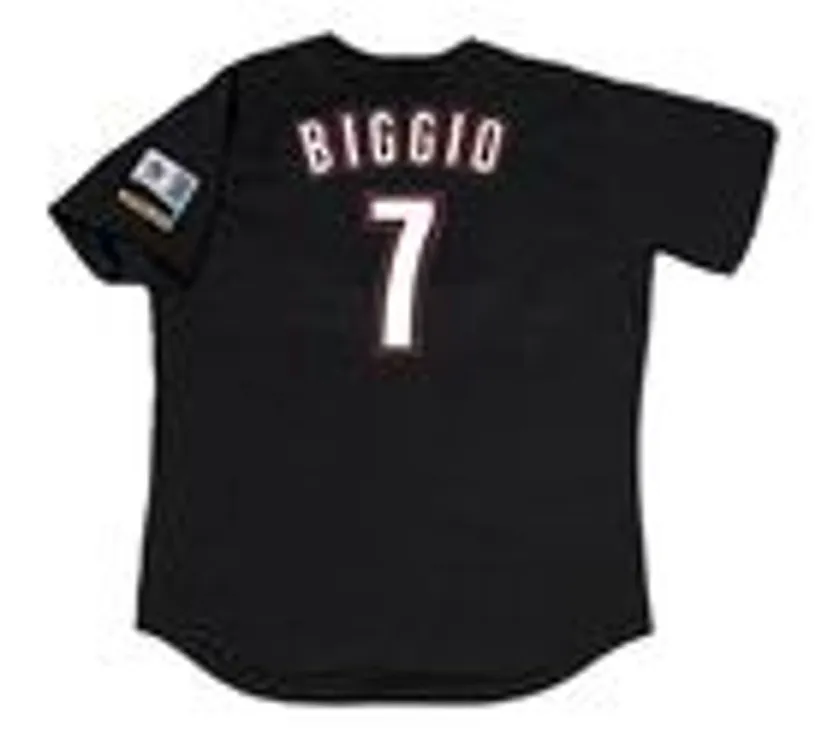 CRAIG BIGGIO Houston Astros 2000 Majestic Throwback Alternate Baseball Jersey 