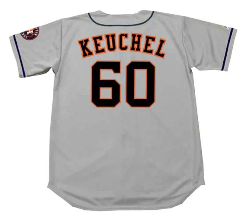 DALLAS KEUCHEL Houston Astros 2017 Majestic Away Baseball Jersey 