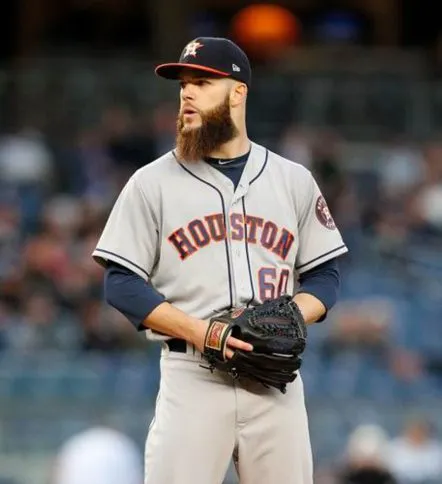 DALLAS KEUCHEL Houston Astros 2017 Majestic Away Baseball Jersey 