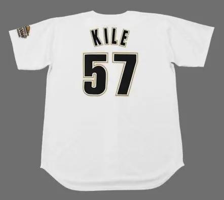 DARRYL KILE Houston Astros 1994 Home Majestic Baseball Throwback Jersey 