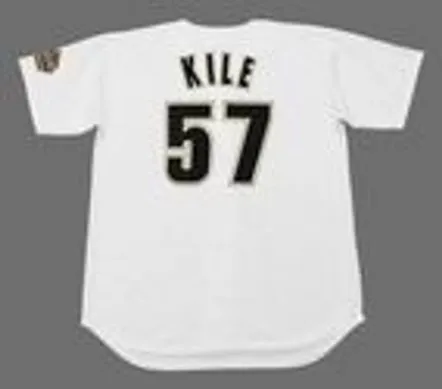 DARRYL KILE Houston Astros 1994 Home Majestic Baseball Throwback Jersey 