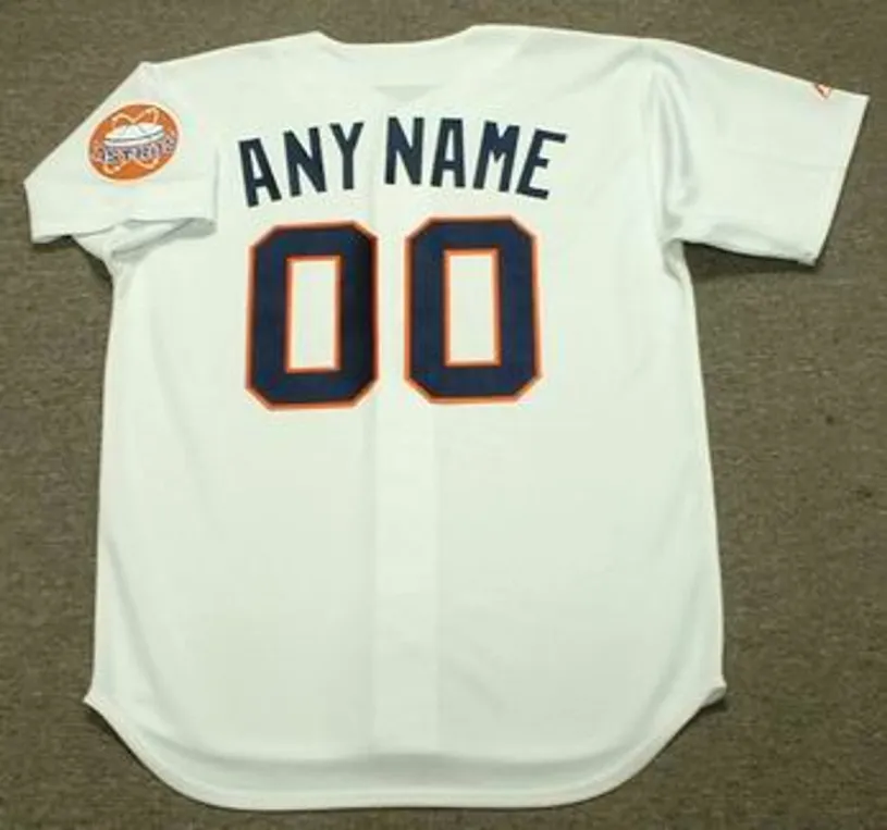 HOUSTON ASTROS 1960’s Majestic Cooperstown Jersey Customized “Any Name & Number” 