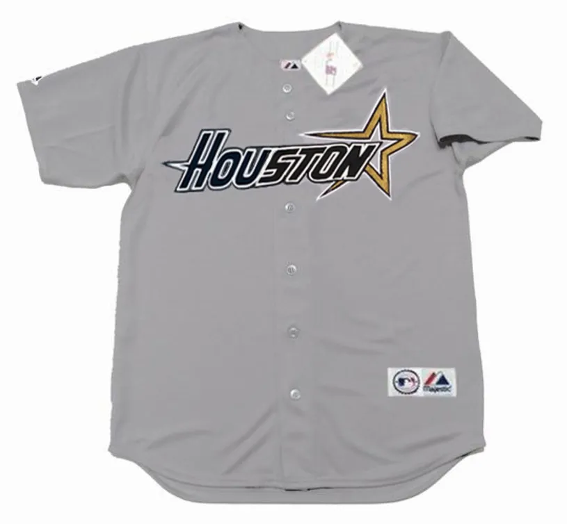 HOUSTON ASTROS 1997 Majestic Throwback Away Jersey Customized “Any Name &  Number(s)” 