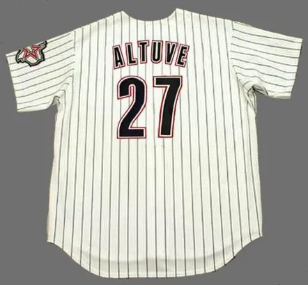 JOSE ALTUVE Houston Astros 2012 Home Majestic Baseball Throwback Jersey 